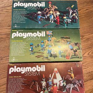 Vintage Playmobil Deluxe System Sets